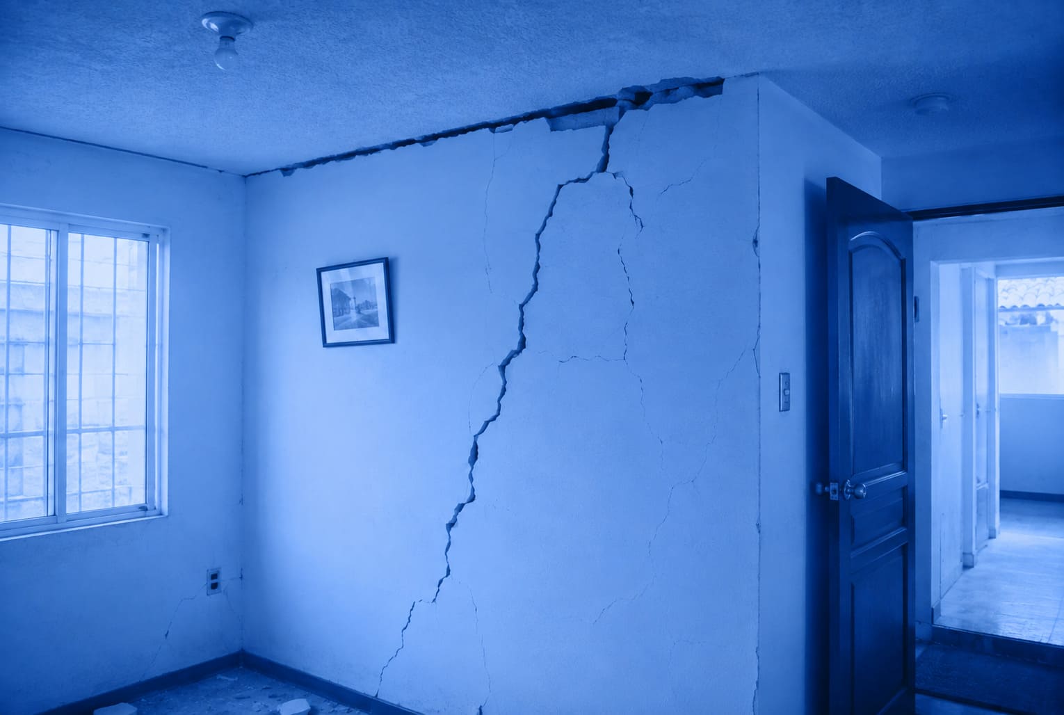 Cambio visible en la estructura de una vivienda